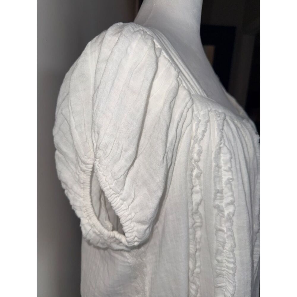 Free People White Boho Peasant Tunic - Picture 5 of 10